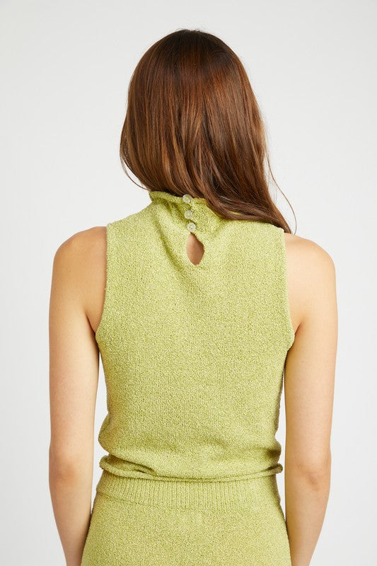 Sleevleess Knit Top