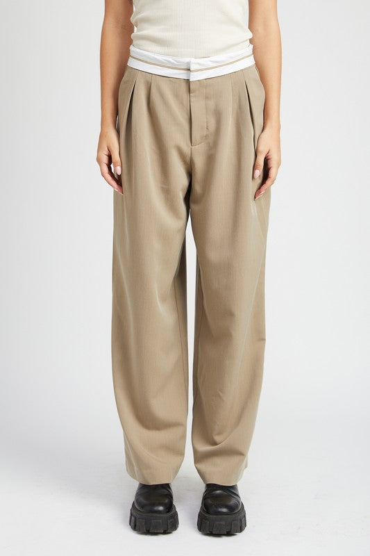 Reverse Waist Band Trouser
