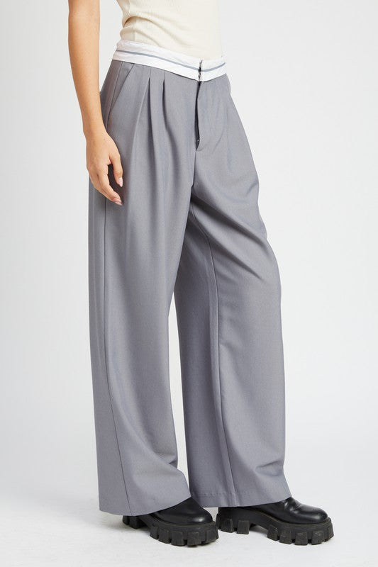 Reverse Waist Band Trouser