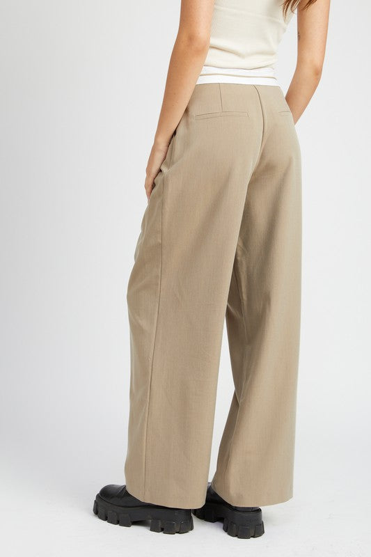Reverse Waist Band Trouser
