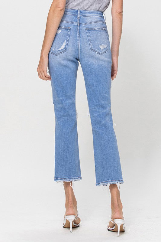 Stretch Super High Rise Crop