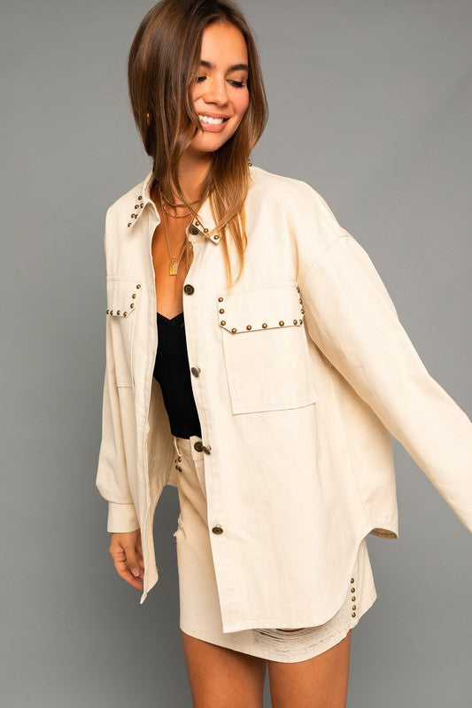 Stud Detail Shirt