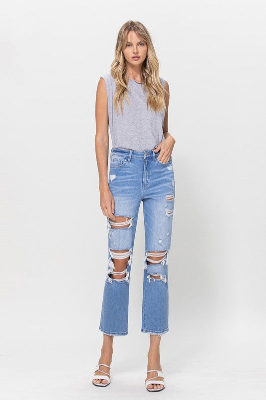 Stretch Super High Rise Crop