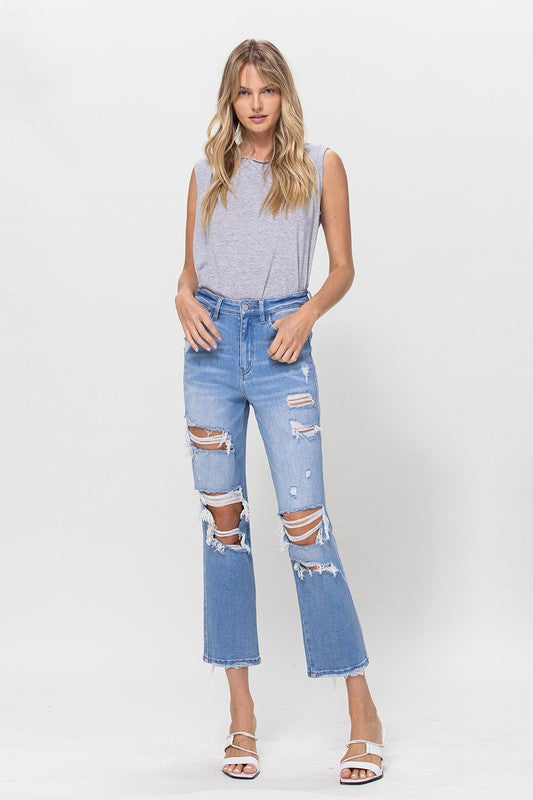 Stretch Super High Rise Crop