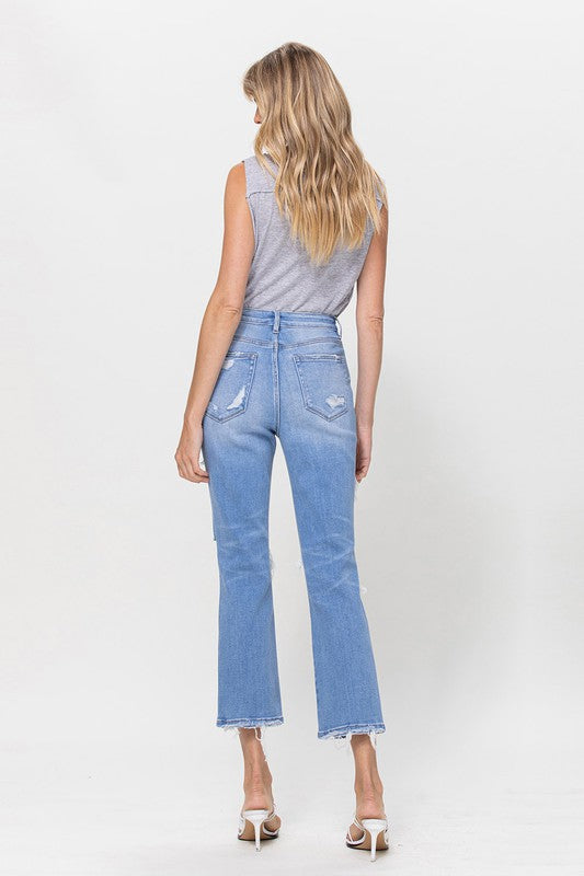 Stretch Super High Rise Crop