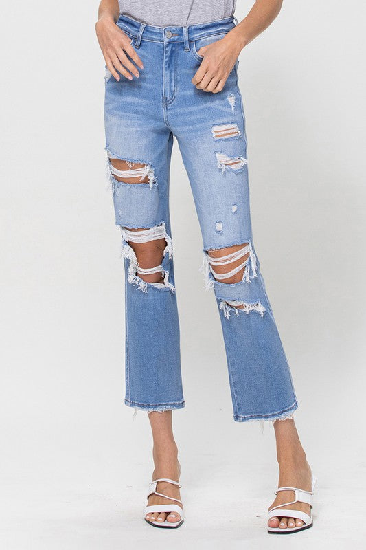 Stretch Super High Rise Crop