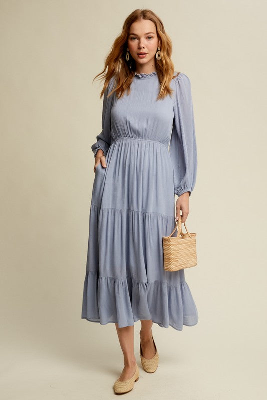 Boho Inspired Maxi Woven Dress