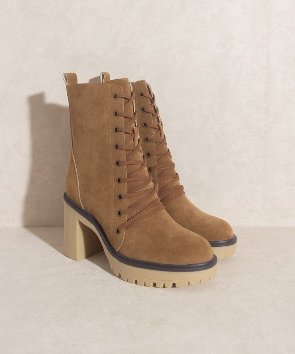 Platform Military Boots