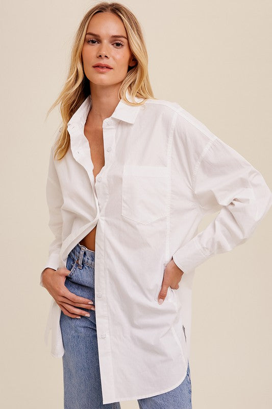 Oversized Button Down Shirt