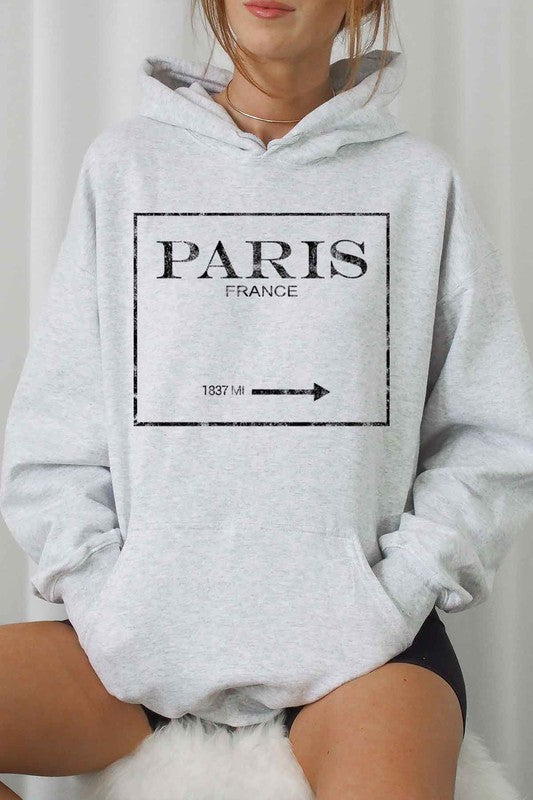 Paris France Graphic Hoodie