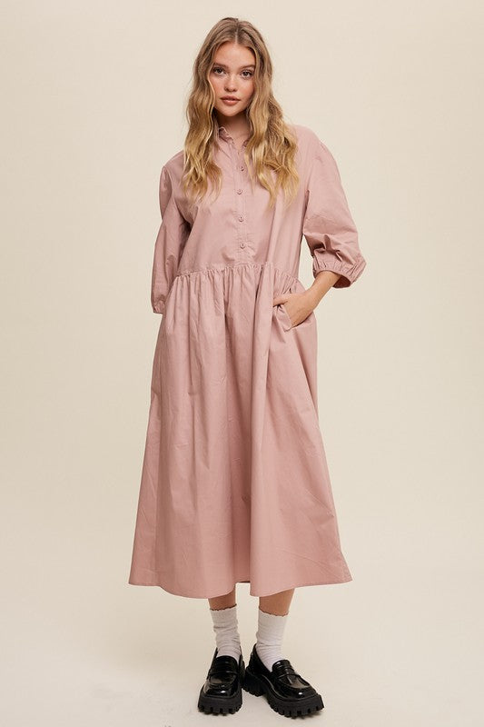 Babydoll Maxi Dress