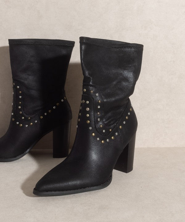 Paris   Studded Boots