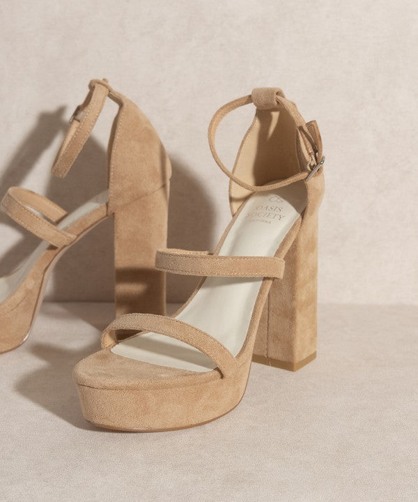 Suede Platform Heels