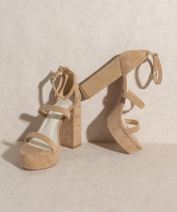 Suede Platform Heels