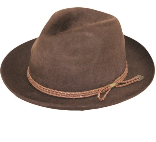 Fedora Brushed Wool Hat