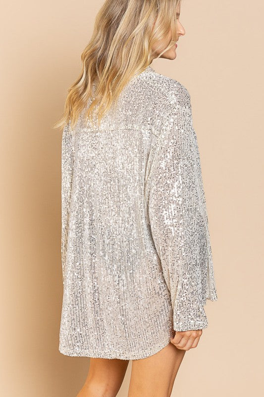 Sequin-Adorned Shirt